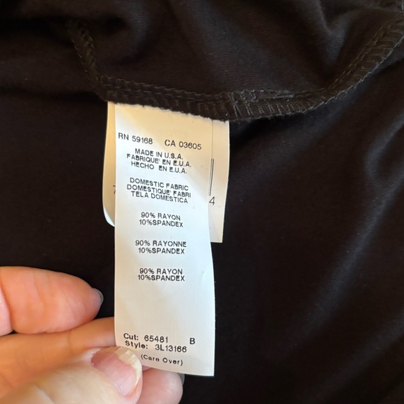 Karen Kane Black Ruffle Sleeve Top Size S - Picture 7 of 7